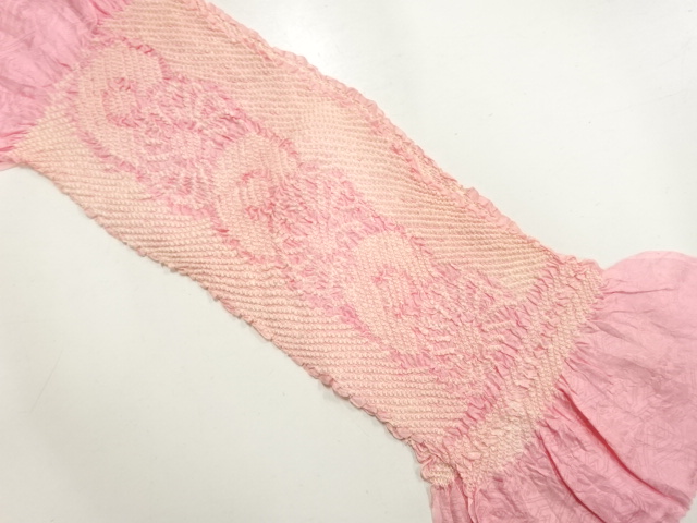 正絹　絞り　帯揚げ